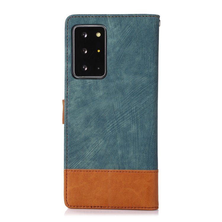 For Samsung Galaxy Note20 Ultra Splicing Leather Phone Case