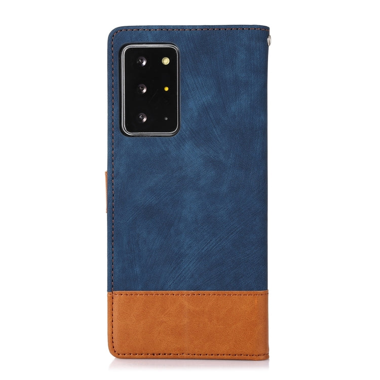 For Samsung Galaxy Note20 Ultra Splicing Leather Phone Case