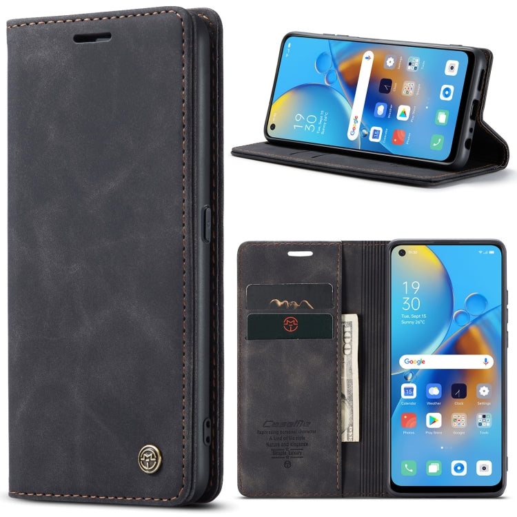 CaseMe 013 Multifunctional Horizontal Flip Leather Phone Case For OPPO F19/F19S/A74 4G/A95 4G/Reno6 Lite 4G Global