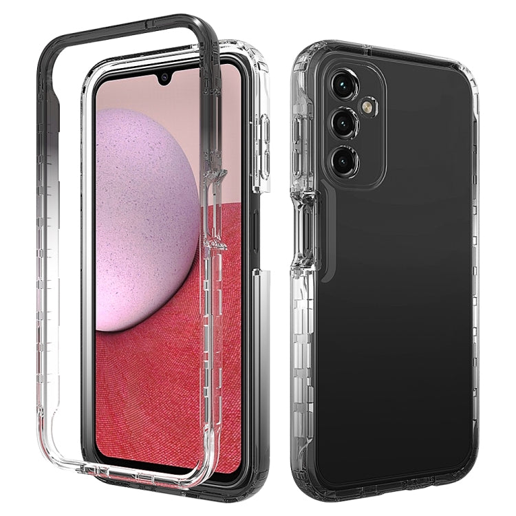For Samsung Galaxy A14 5G Transparent Gradient Color TPU + PC Protective Phone Case