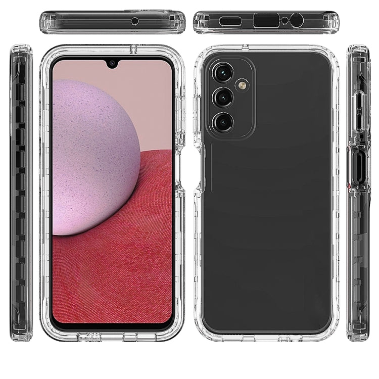 For Samsung Galaxy A14 5G Transparent Gradient Color TPU + PC Protective Phone Case