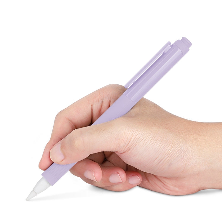 For Apple Pencil 2 Silicone Stylus Case with Two Nib Covers