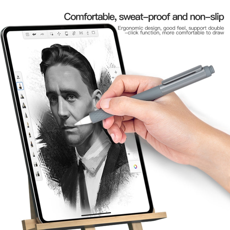 For Apple Pencil 2 Silicone Stylus Case with Two Nib Covers