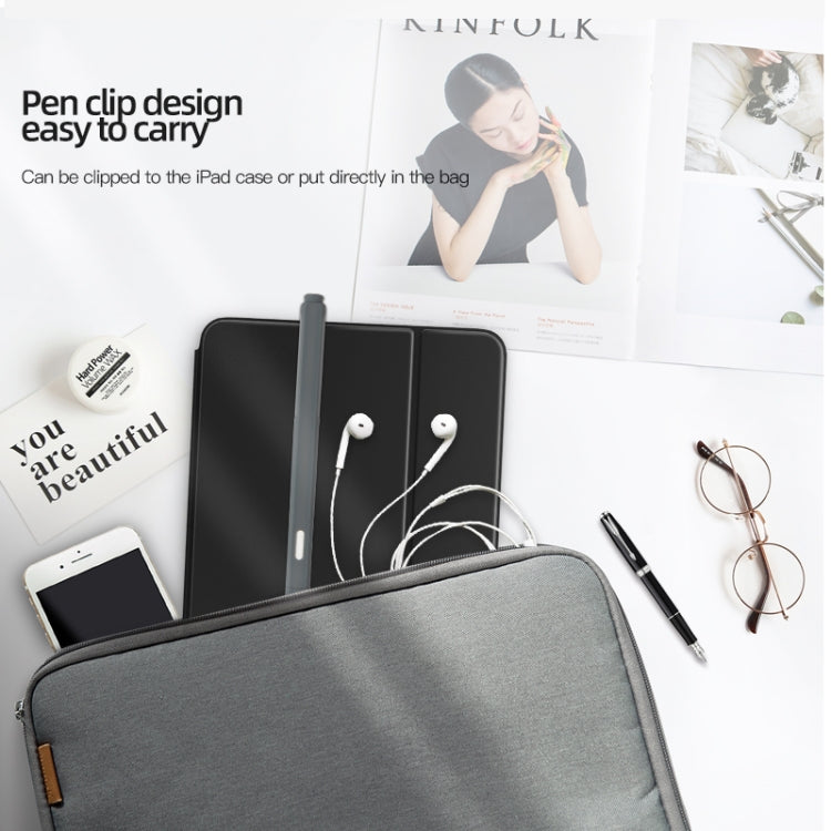 For Apple Pencil 2 Silicone Stylus Case with Two Nib Covers