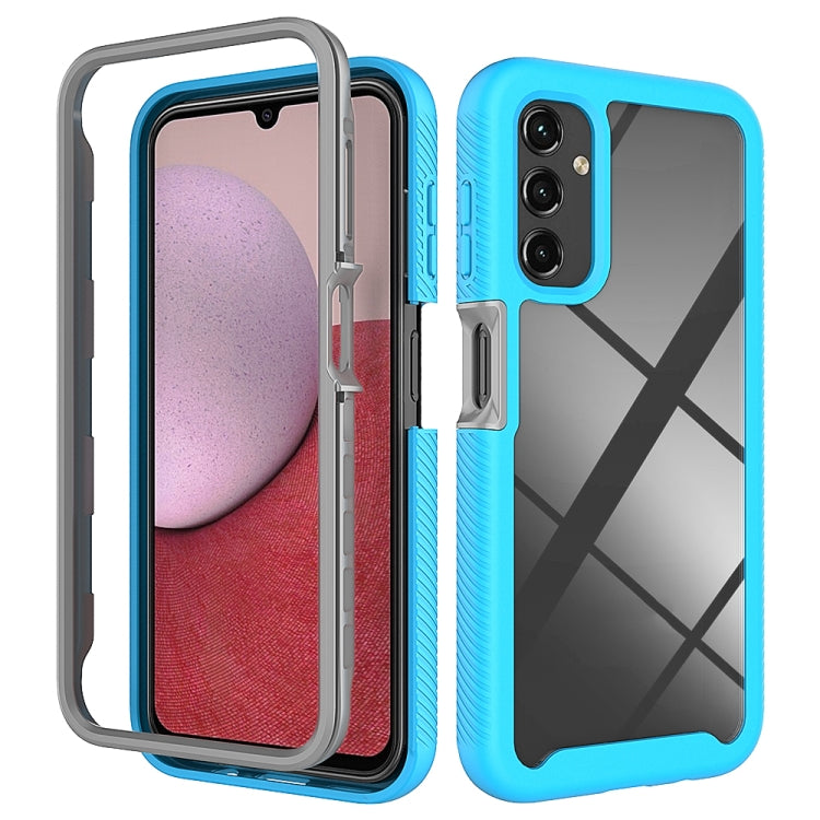 For Samsung Galaxy A14 5G Two-layer Integrated Transparent TPU + PC Protective Phone Case