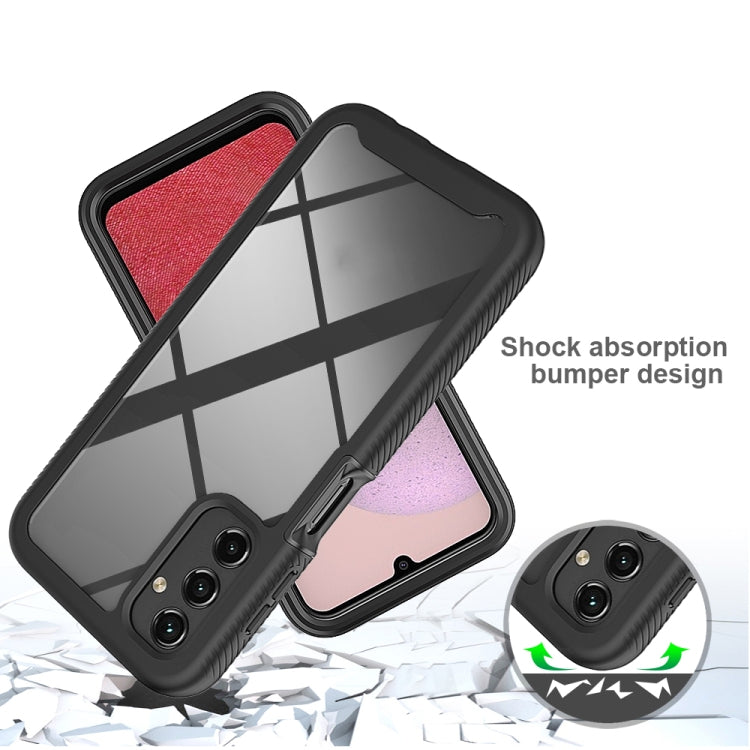 For Samsung Galaxy A14 5G Two-layer Integrated Transparent TPU + PC Protective Phone Case