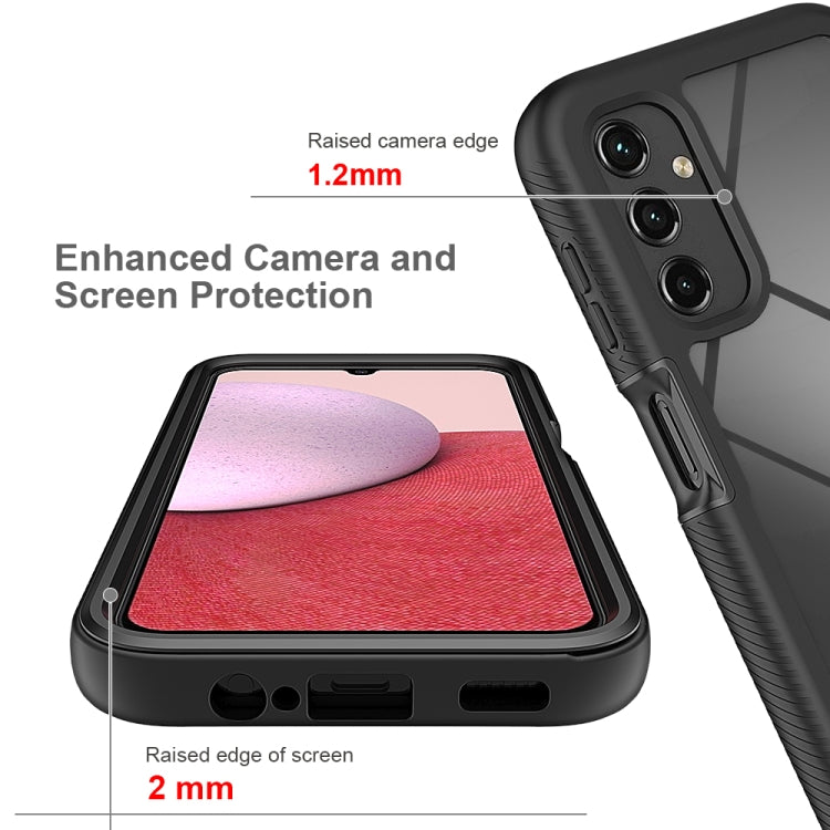 For Samsung Galaxy A14 5G Two-layer Integrated Transparent TPU + PC Protective Phone Case