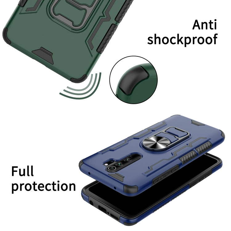 For Xiaomi Redmi Note 8 Pro Shockproof PC + TPU Protective Case with Beer Opener & Car Holder