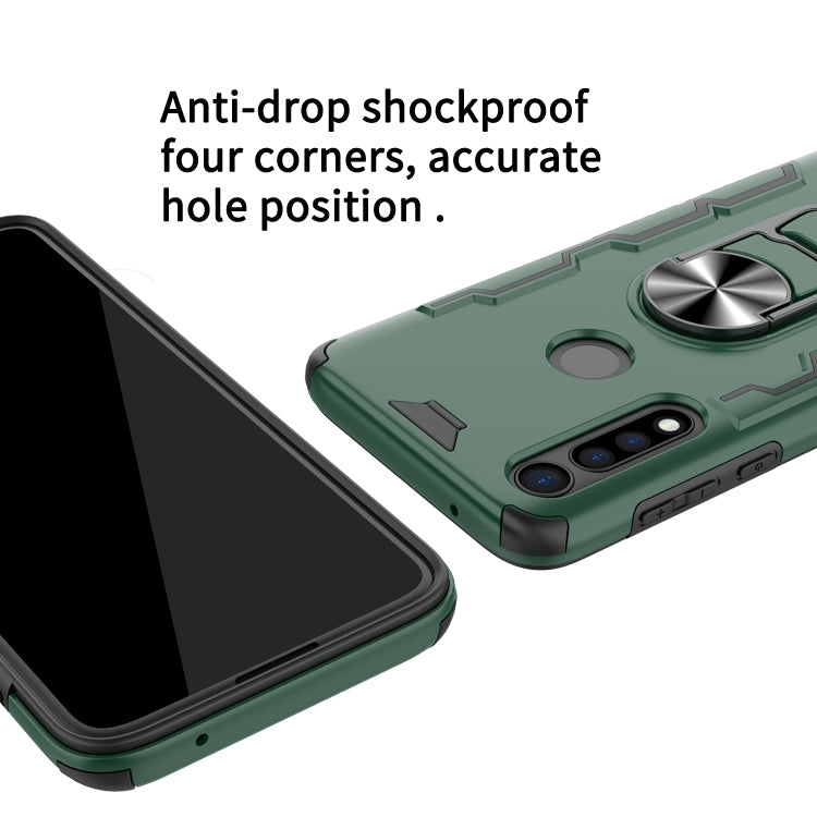 For Motorola Moto G Power Shockproof PC + TPU Protective Case with Beer Opener & Car Holder
