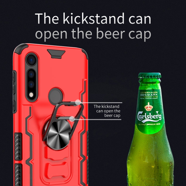 For Motorola Moto G Power Shockproof PC + TPU Protective Case with Beer Opener & Car Holder