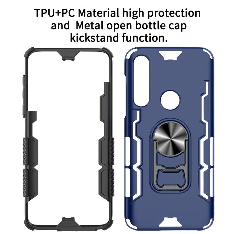 For Motorola Moto G Power Shockproof PC + TPU Protective Case with Beer Opener & Car Holder