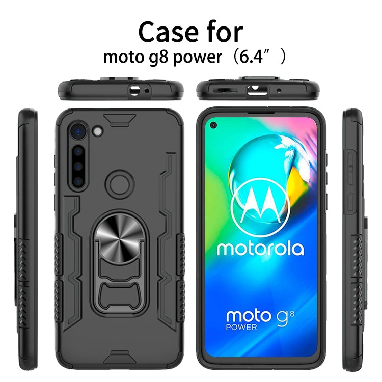For Motorola Moto G8 Power Shockproof PC + TPU Protective Case with Beer Opener & Car Holder