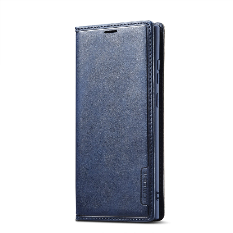 For Samsung Galaxy S23 Ultra 5G LC.IMEEKE LC-001 Series PU + TPU Color Matching Frosted Leather Phone Case