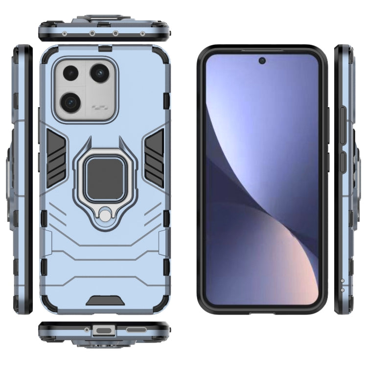 For Xiaomi 13 Shockproof PC + TPU Phone Case with Magnetic Ring Holder
