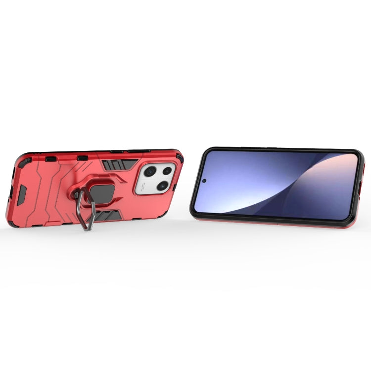 For Xiaomi 13 Shockproof PC + TPU Phone Case with Magnetic Ring Holder