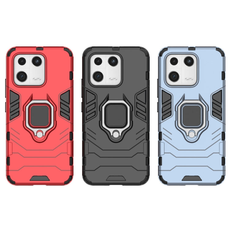 For Xiaomi 13 Shockproof PC + TPU Phone Case with Magnetic Ring Holder