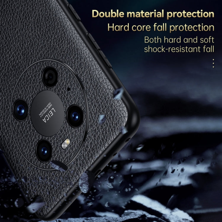For Huawei Mate 40 SULADA Invisible Bracket Leather Back Cover Phone Case