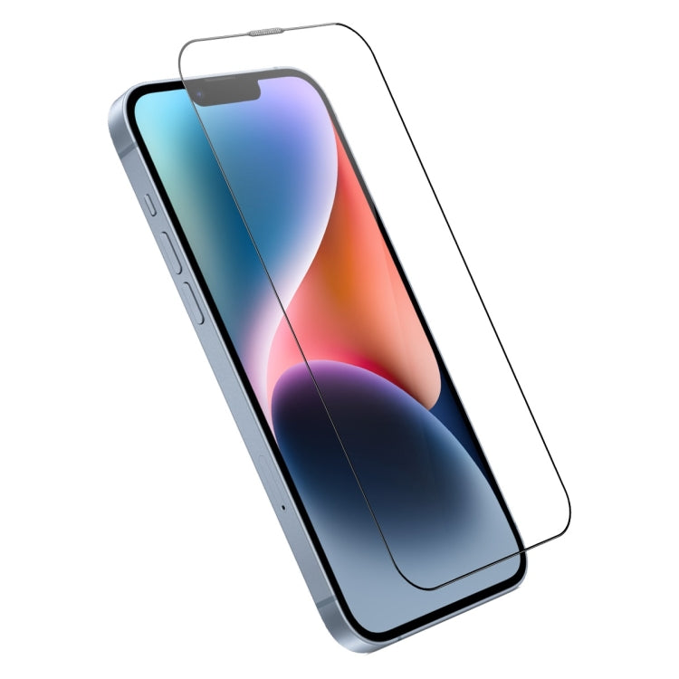 For iPhone 14 / 13 Pro / 13 2pcs Baseus 0.3mm Glare Repelling Full-Coverage HD Tempered Glass Screen Protector