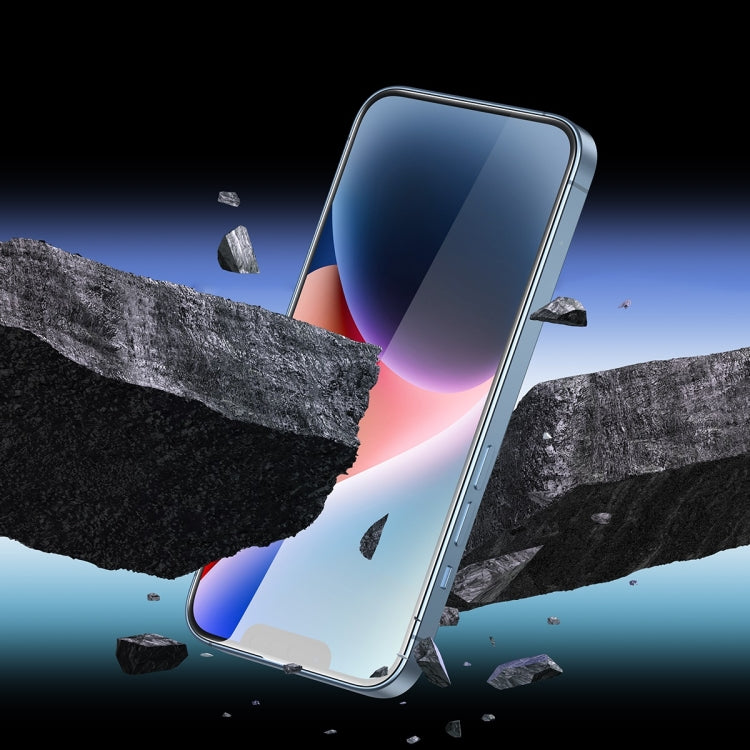 For iPhone 14 / 13 Pro / 13 2pcs Baseus 0.3mm Glare Repelling Full-Coverage HD Tempered Glass Screen Protector