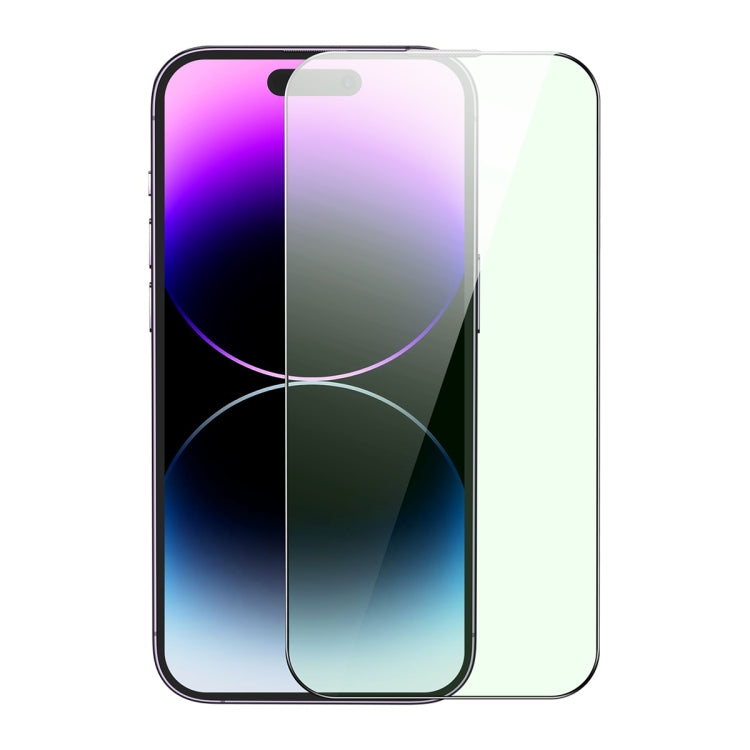 For iPhone 14 Pro Max Baseus 0.3mm Glare Repelling Full-Coverage Eye-Protection Tempered Film