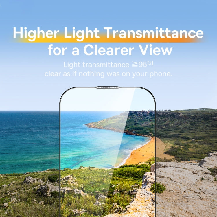 For iPhone 14 Pro Max Baseus 0.3mm Glare Repelling Full-Coverage Eye-Protection Tempered Film