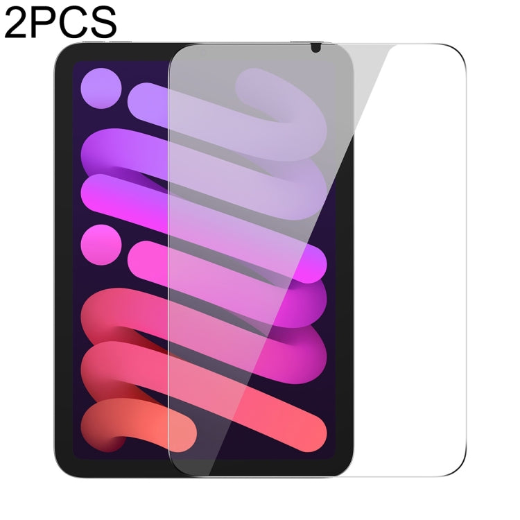 For iPad mini 2021 2pcs Baseus Crystal Series 0.3mm HD Tempered Glass Screen Protector