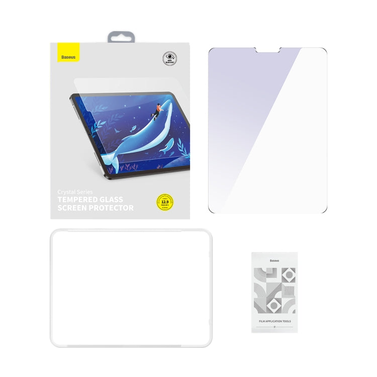 For iPad Pro 12.9 2018/2020/2021 Baseus 0.3mm Crystal Ceramic Anti-Blue Light Tempered Film