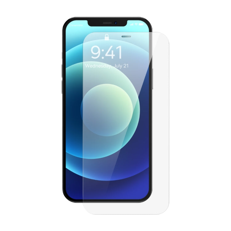 For iPhone 12/12 Pro Baseus 0.3mm Crystal HD Tempered Glass Screen Protector with Dust Filter
