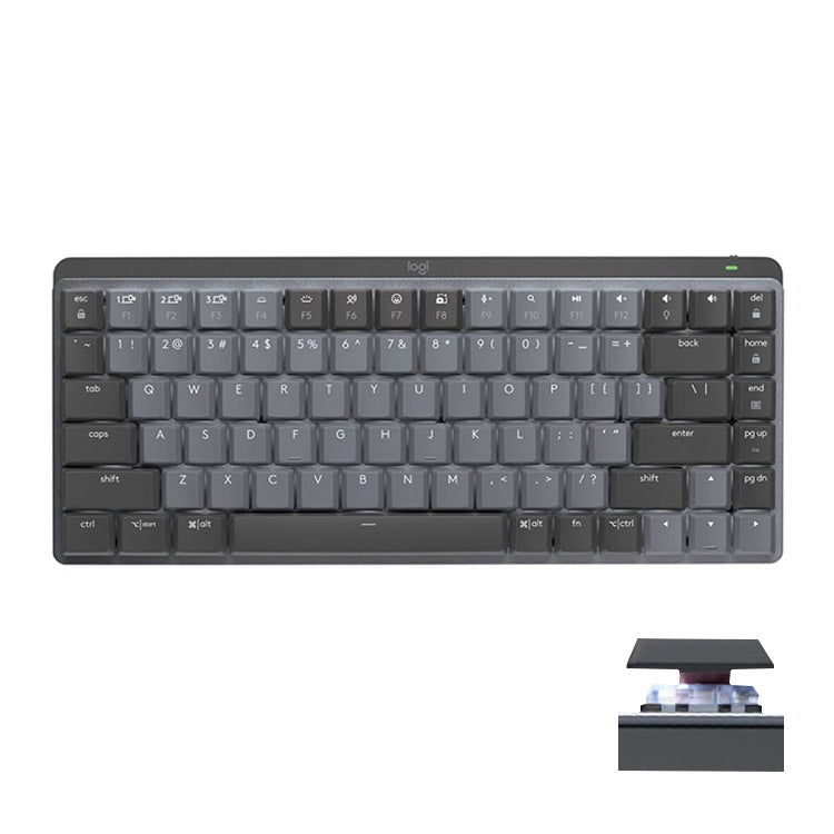 Logitech MX Mechanical Mini Wireless Bluetooth Dual Mode Keyboard with Logi Bolt USB Receiver