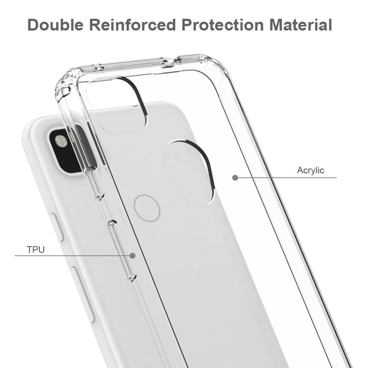 For Google Pixel 4a Scratchproof TPU + Acrylic Protective Case