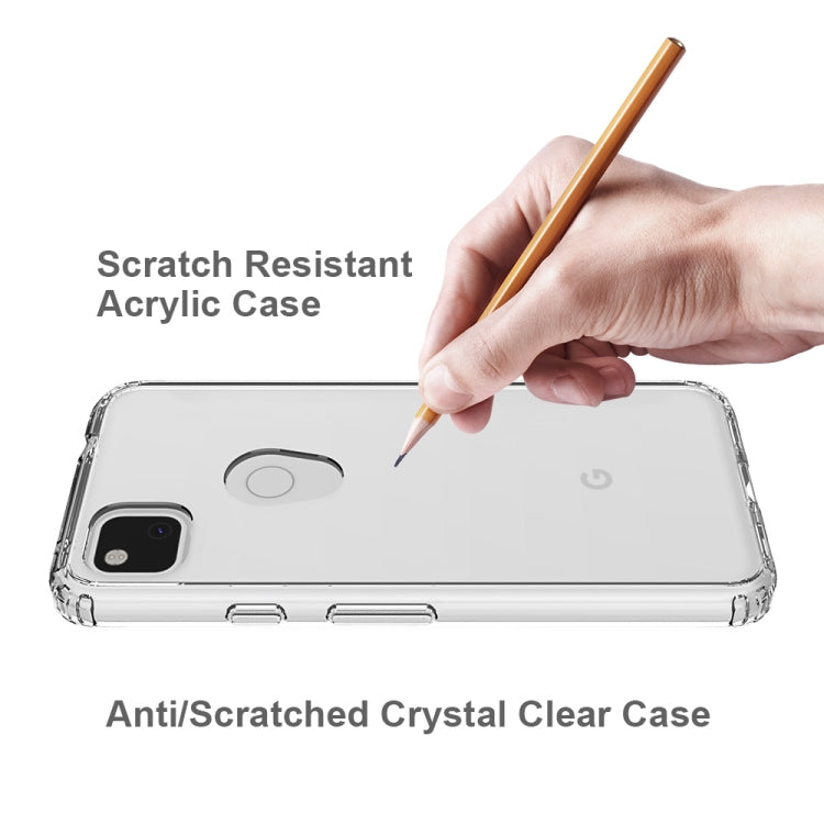 For Google Pixel 4a Scratchproof TPU + Acrylic Protective Case