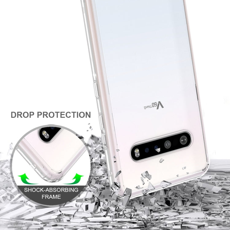 For LG V60 ThinQ Scratchproof TPU + Acrylic Protective Case