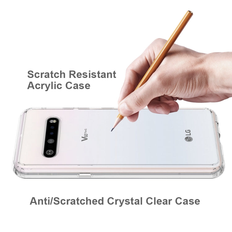 For LG V60 ThinQ Scratchproof TPU + Acrylic Protective Case