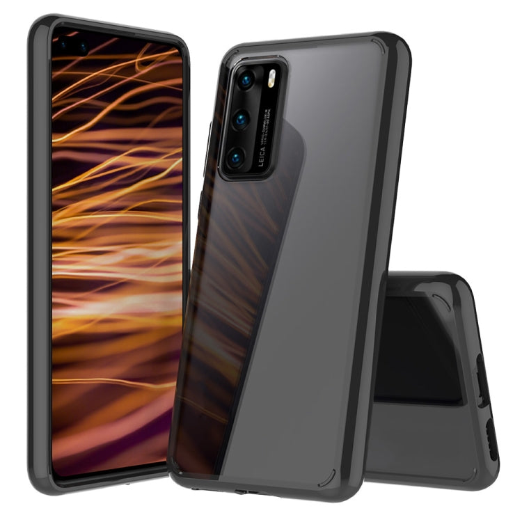 For Huawei P40 Scratchproof TPU + Acrylic Protective Case