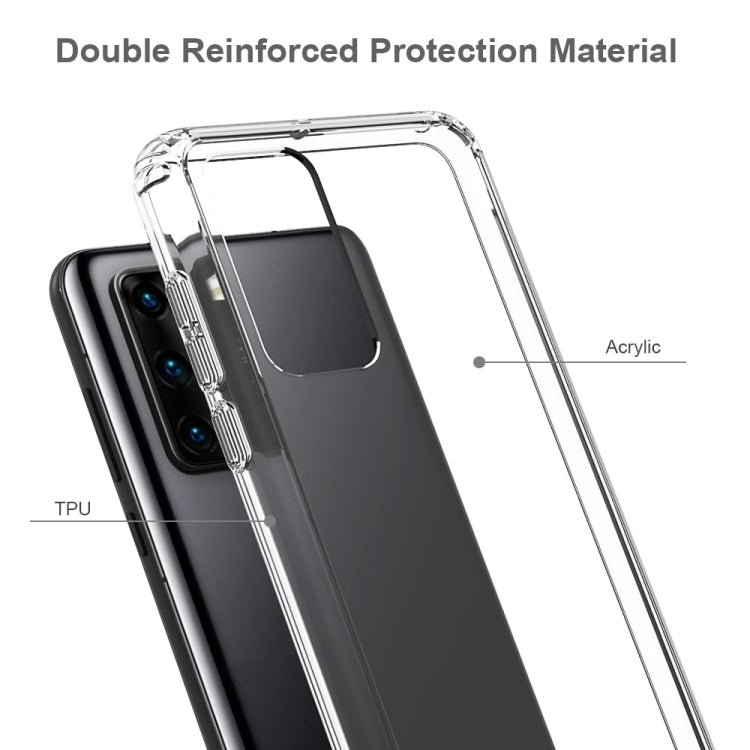 For Huawei P40 Scratchproof TPU + Acrylic Protective Case