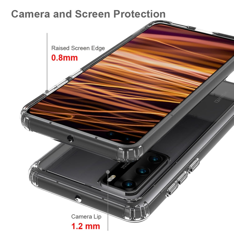 For Huawei P40 Scratchproof TPU + Acrylic Protective Case