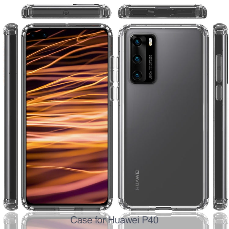 For Huawei P40 Scratchproof TPU + Acrylic Protective Case