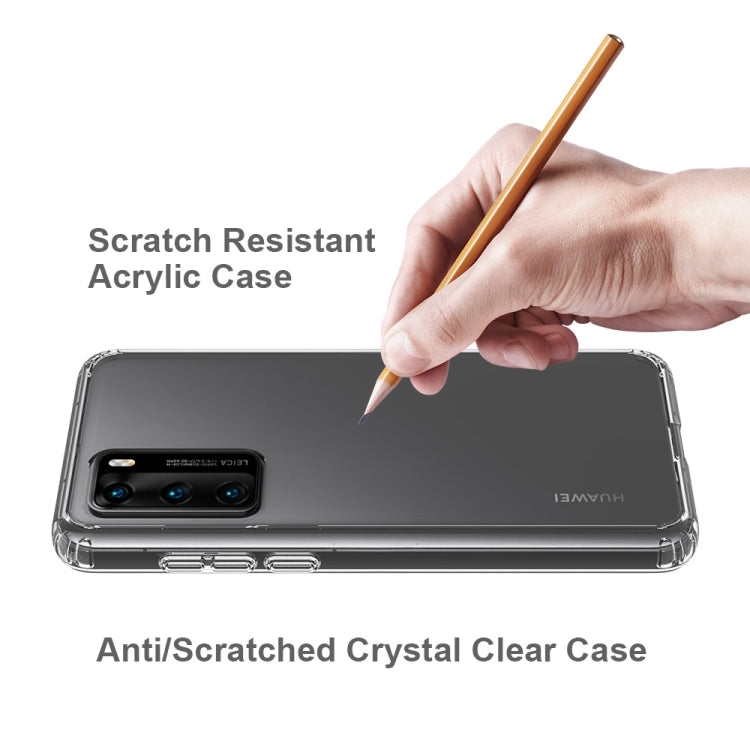 For Huawei P40 Scratchproof TPU + Acrylic Protective Case