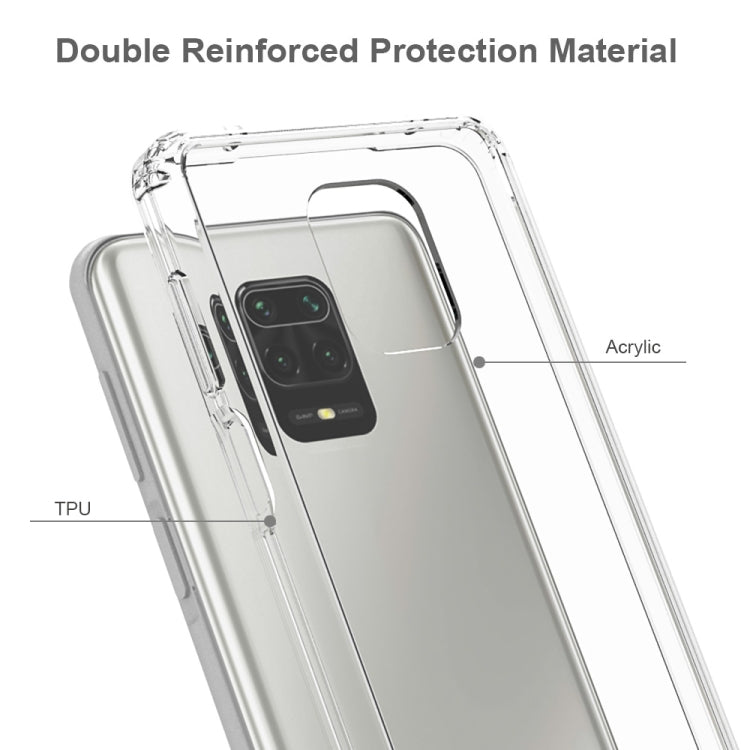 For Xiaomi Redmi Note 9S Scratchproof TPU + Acrylic Protective Case