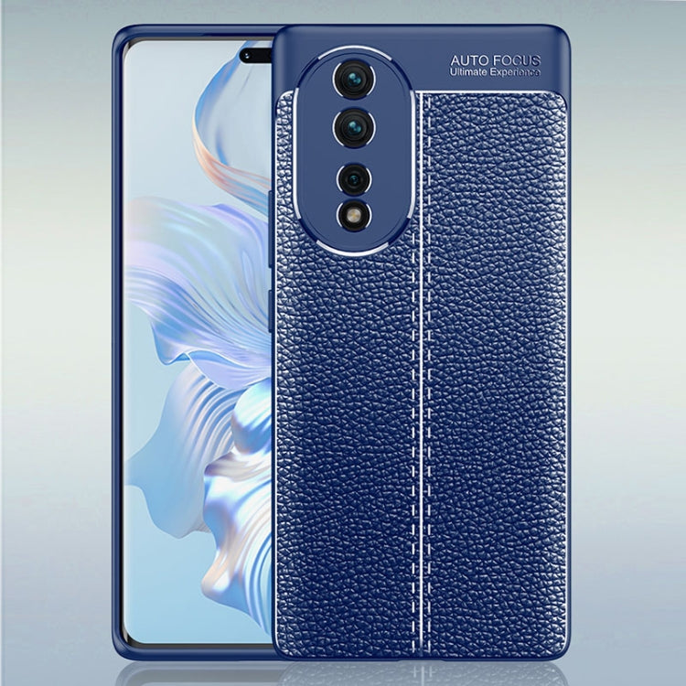 For Honor 80 Litchi Texture Shockproof TPU Phone Case