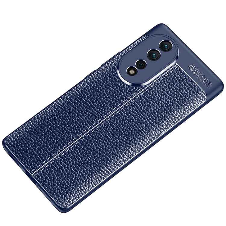 For Honor 80 Litchi Texture Shockproof TPU Phone Case