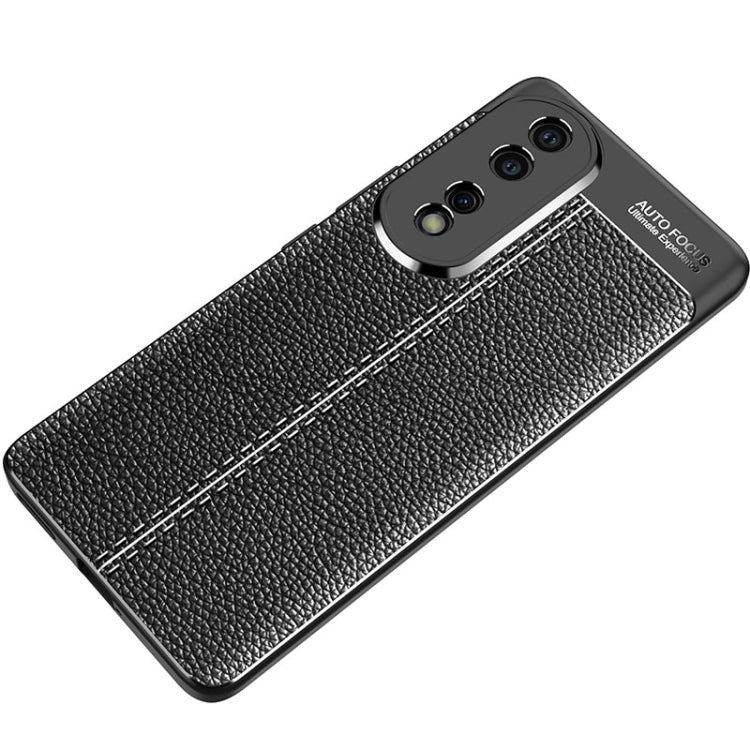 For Honor 80 Pro Litchi Texture Shockproof TPU Phone Case