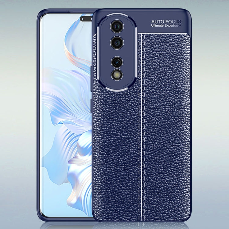For Honor 80 Pro Litchi Texture Shockproof TPU Phone Case