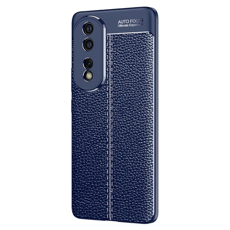 For Honor 80 Pro Litchi Texture Shockproof TPU Phone Case