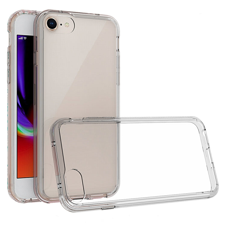 For iPhone SE 2022 / SE 2020 Scratchproof TPU + Acrylic Protective Case