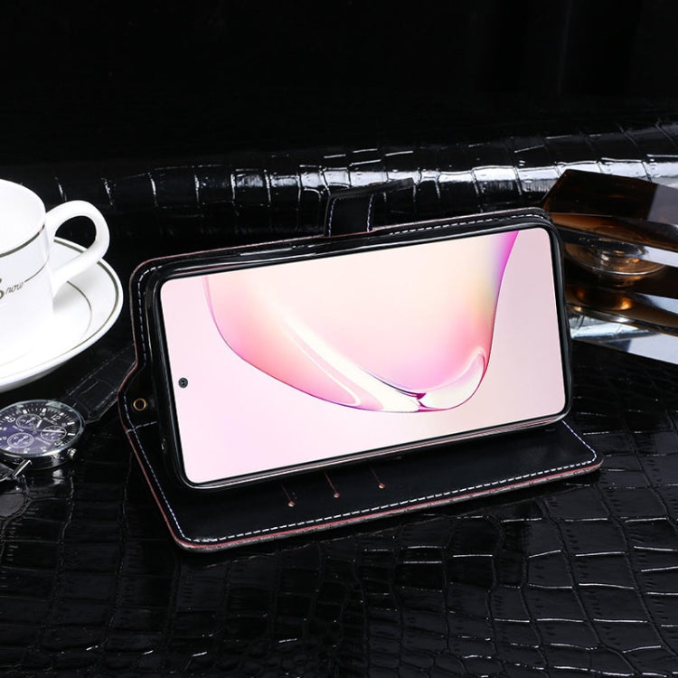 For Galaxy Note 10 Lite idewei Crocodile Texture Horizontal Flip Leather Case with Holder & Card Slots & Wallet