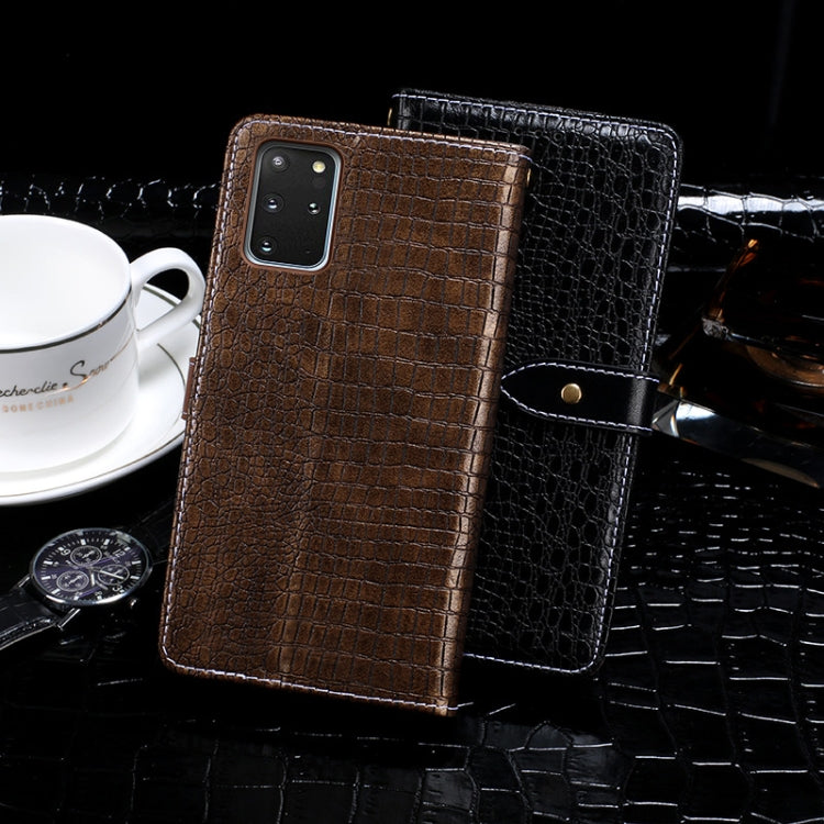 For Galaxy S20 Plus idewei Crocodile Texture Horizontal Flip Leather Case with Holder & Card Slots & Wallet