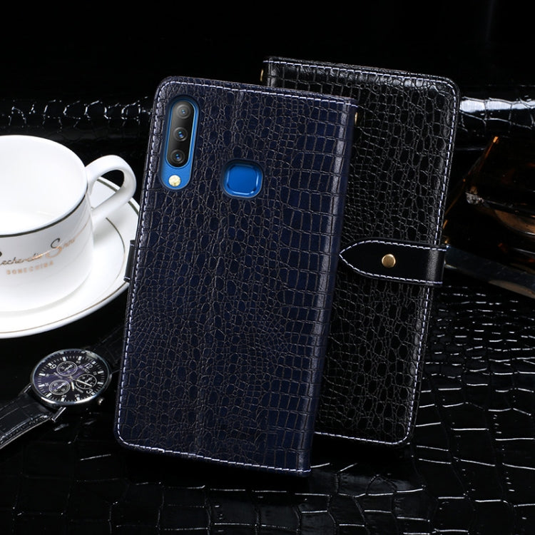 For Infinix S4 idewei Crocodile Texture Horizontal Flip Leather Case with Holder & Card Slots & Wallet