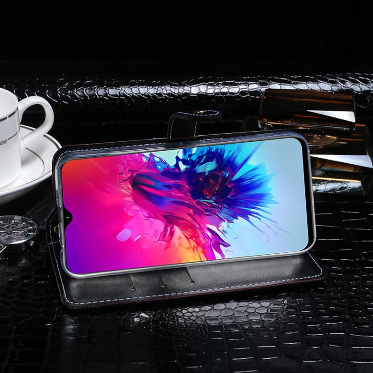For Infinix Smart 3 Plus idewei Crocodile Texture Horizontal Flip Leather Case with Holder & Card Slots & Wallet