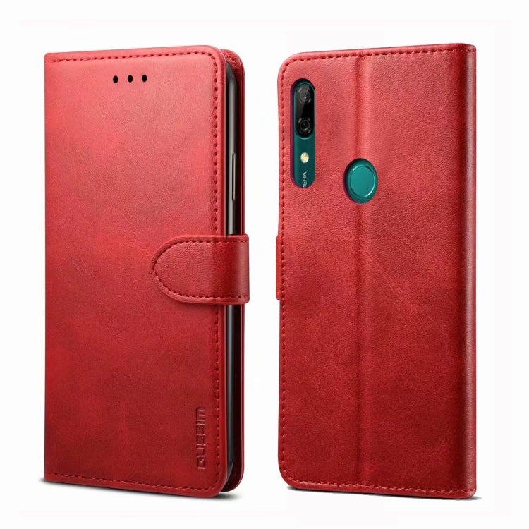 For Huawei P Smart Z GUSSIM Business Style Horizontal Flip Leather Case with Holder & Card Slots & Wallet
